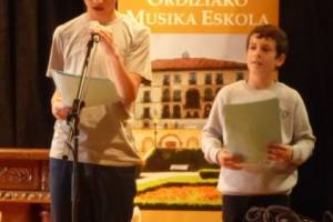 Audiciones en Musika Eskola Ordizia